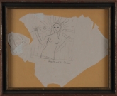 <p>Ursula und die Schwänze<br /><br />2009<br />Pencil on paper, framed<br />31 x 38 x 3 cm</p>
